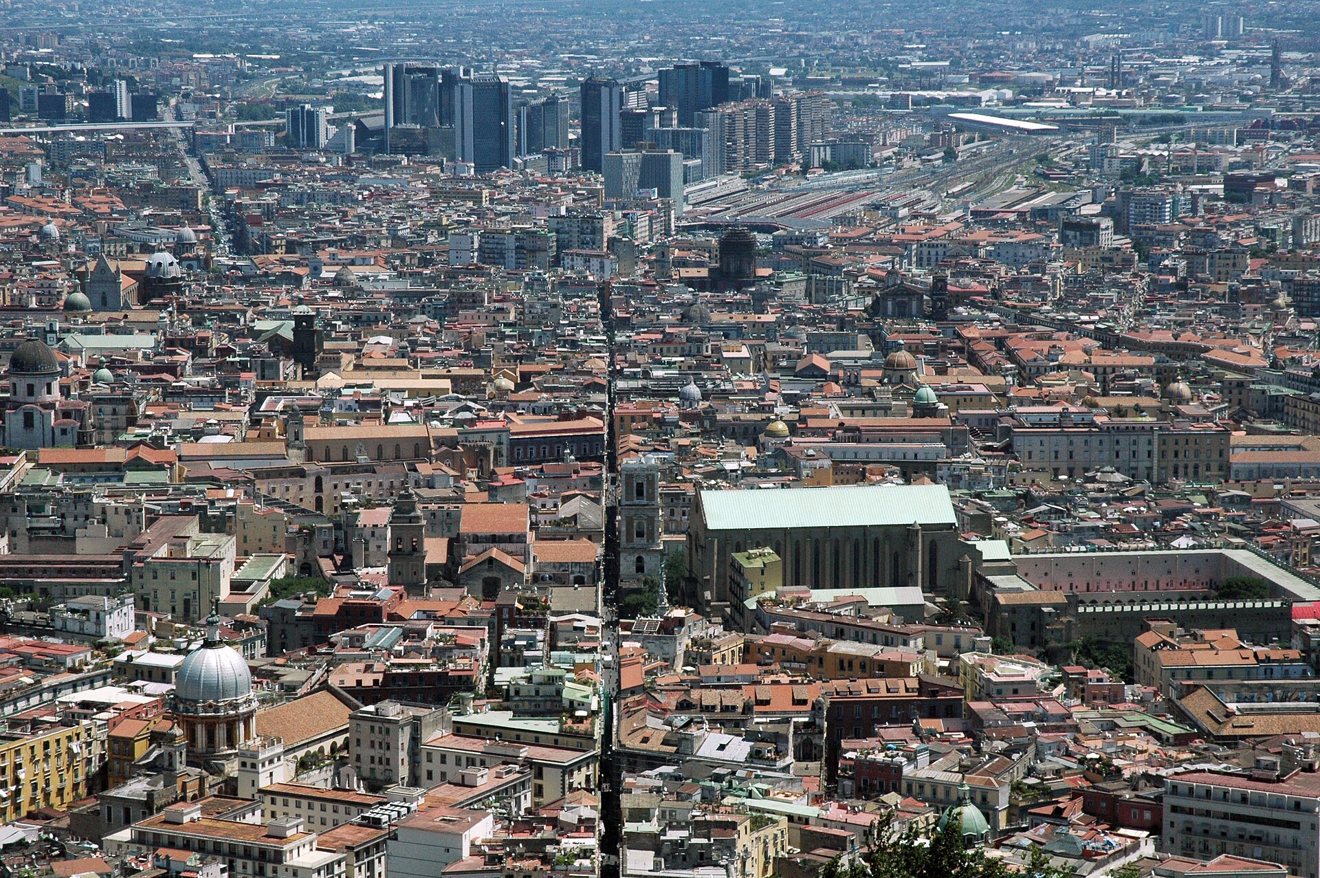 Spaccanapoli vista da Castel Sant'Elmo